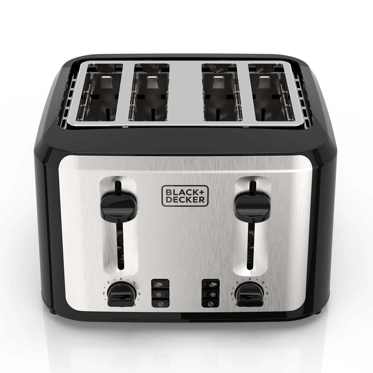 4-Slice Stainless Steel Toaster with Extra-Wide Slots