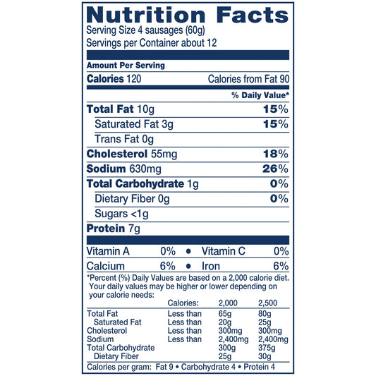 Vienna Style Canned Sausages, 4-Pack (4.6 oz Each)