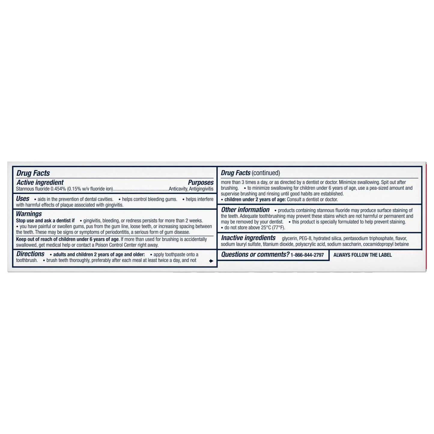 Complete Protection Fluoride Toothpaste, 3.4 oz