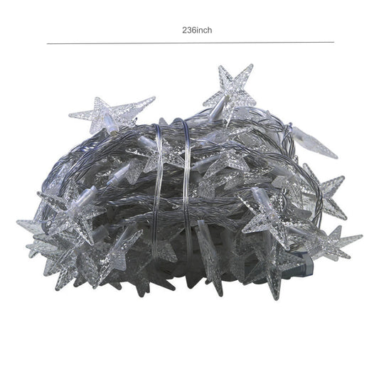 20-ft Winter Snowflake String Lights