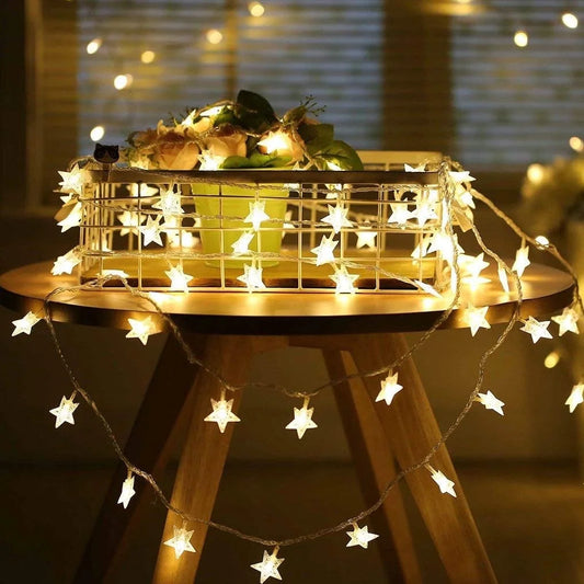 10-ft Warm Star String Lights