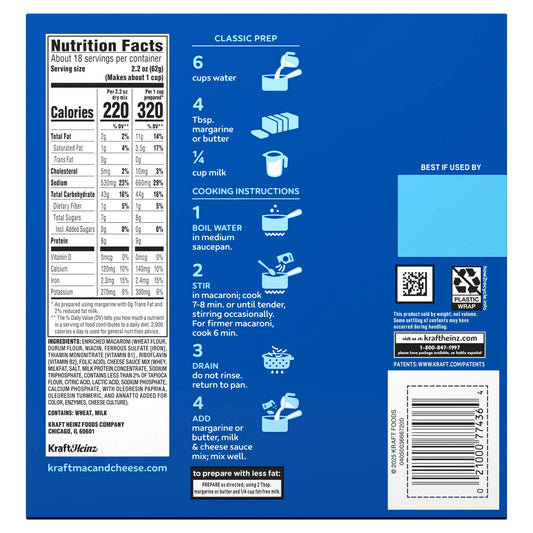 Macaroni & Cheese Dinner Mix, 5-Pack (7.25 oz Each)