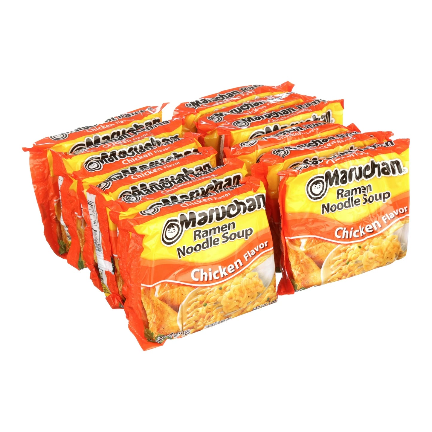 Chicken Flavor Ramen Noodle Soup, 12-Pack (3 oz Each)
