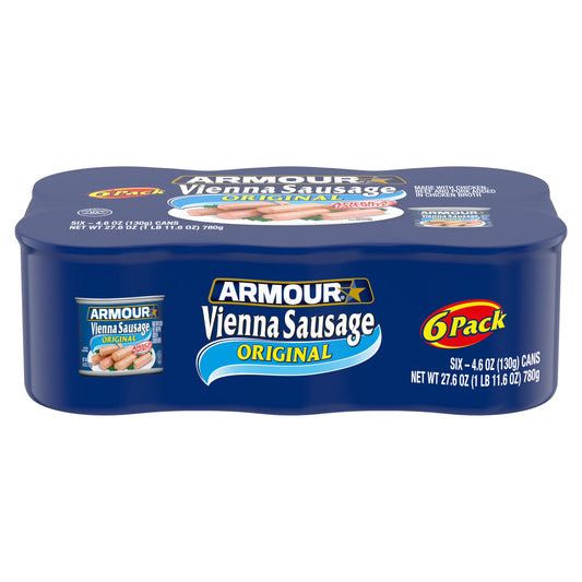 Vienna Style Canned Sausages, 4-Pack (4.6 oz Each)