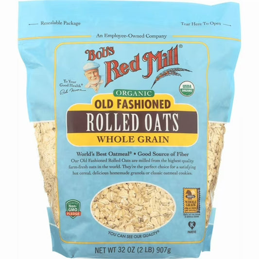Organic Old-Fashioned Rolled Oats, 18 oz Bag
