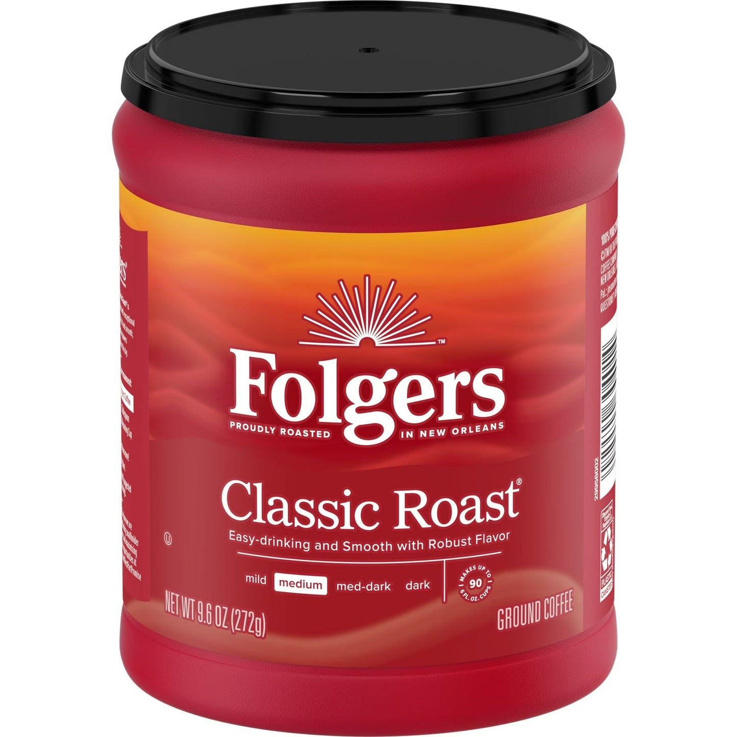 Classic Ground Coffee, Medium Roast, 30.5 oz Canister