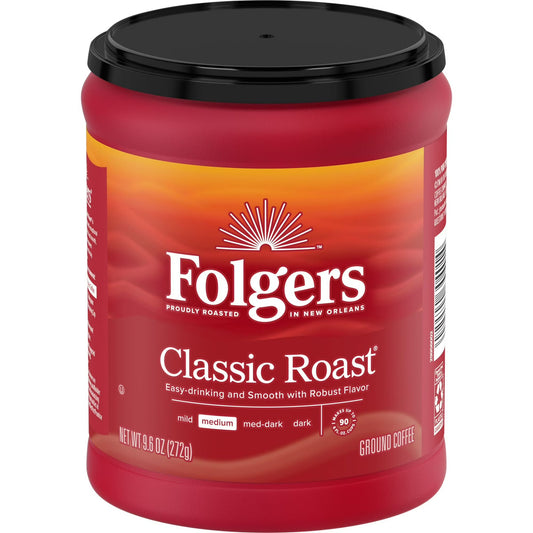 Classic Ground Coffee, Medium Roast, 30.5 oz Canister