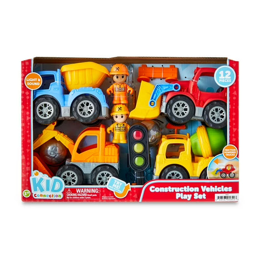 Construction Vehicles 4‑Piece Play Set