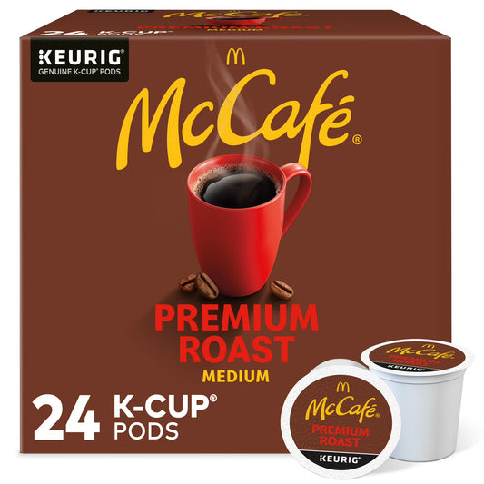 Single Serve Coffee Pods, Decaf Medium Roast, 24 ct