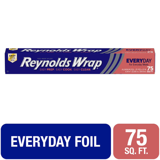 Everyday Aluminum Foil, 75 sq ft