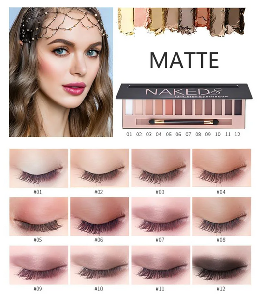 24-Color Matte & Shimmer Eyeshadow Palette