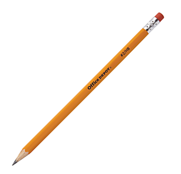 Wooden Pencils, No. 2, Pre-Sharpened, 12 ct
