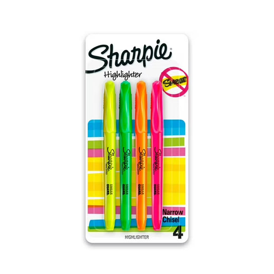 Highlighters, 4-Color Pack