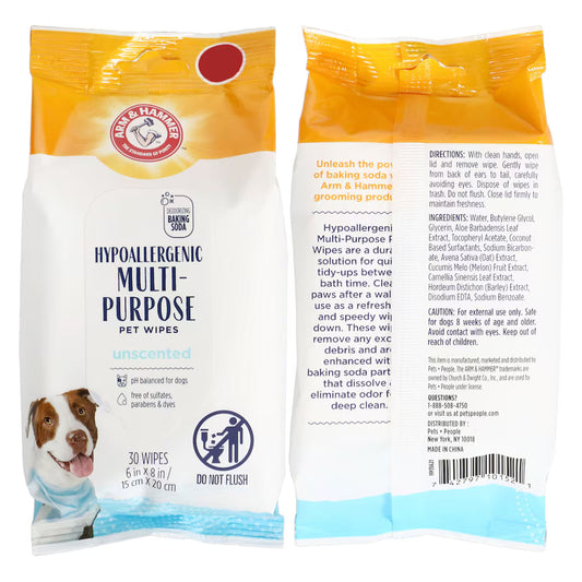 Arm and Hammer Multi-Purpose Pet Wipes