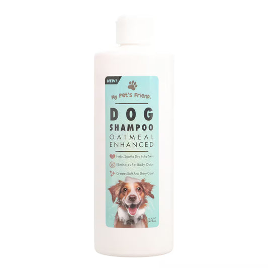 My Pet's Friend Oatmeal Enhanced Deodorizing Shampoo, 16-oz. Bottles