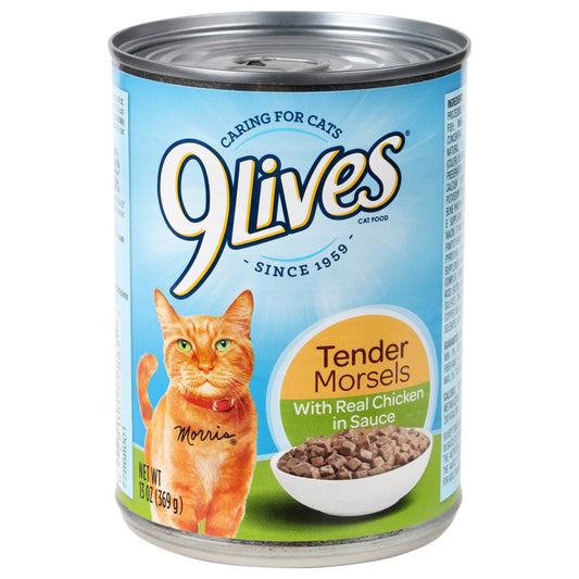 Tender Morsels Wet Cat Food, Chicken Flavor, 13 oz